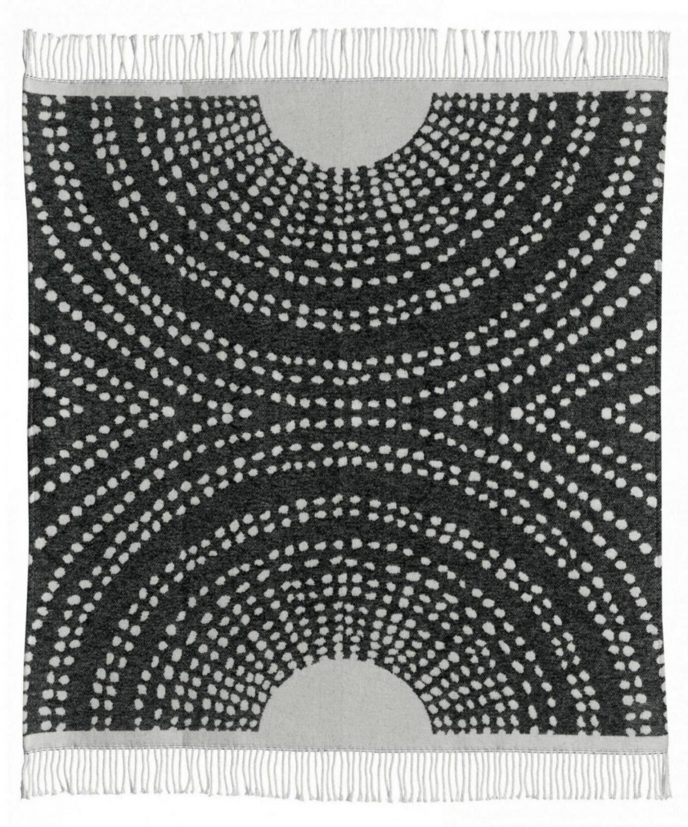 Plaid recyclé Taina Carbone 127 x 160 La Vallée du blanc Plaid recyclé Taina Carbone 127 x 160 Plaids La Vallée du blanc